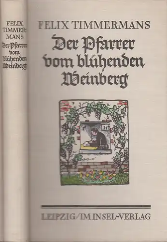 Buch: Der Pfarrer vom blühenden Weinberg, Timmermans, Felix, Insel Verlag, gut