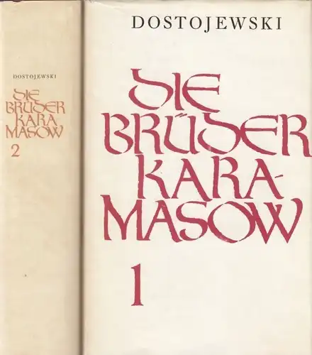 Buch: Die Brüder Karamasow, 2 Bände. Dostojewski, Fjodor M., 1975, Reclam