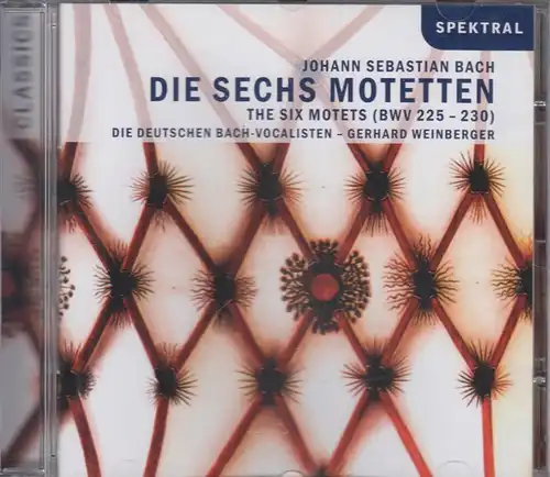 CD: Johann Sebastian Bach, Die sechs Motetten. 2008, Deutsche Bach-Vocalisten