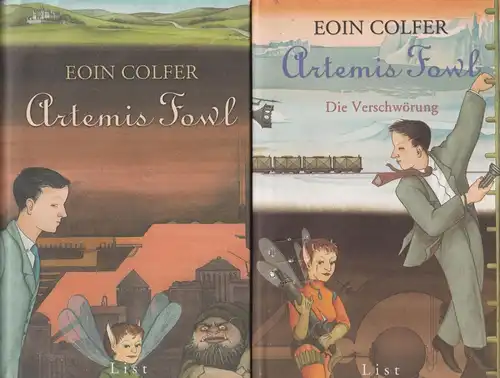 2 Bücher Eoin Colfer: Artemis Fowl + Die Verschwörung, List Verlag, 2 Bände