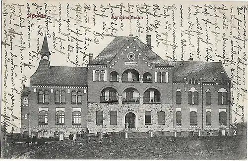 AK Apolda. Karolinenheim. ca. 1908, Postkarte. Serien Nr, ca. 1908