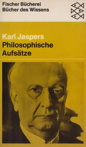 Buch: Philosophische Aufsätze, Jaspers, Karl. Bücher des Wissens, 1967