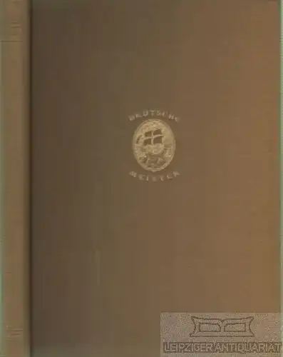 Buch: Hans Multscher, Gerstenberg, Kurt. Deutsche Meister, 1928, Insel-Verlag