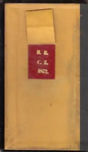 Buch: Gesang-Buch, Bollhagen, Laurentius David. 1872, Verlag F. Hessenland