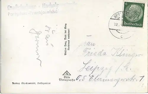 AK Heiligenblut mit Großglockner. ca. 1912, Postkarte. Ca. 1912, gebraucht, gut