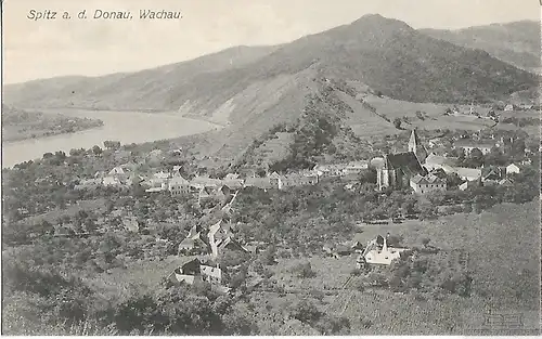 AK Spitz a. d. Donau. Wachau. ca. 1913, Postkarte. Serien Nr, ca. 1913