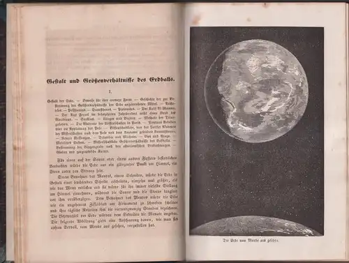 Buch: Die Erde und das Meer. Figuier, Louis, 1866, Reinhold Schlingmann Verlag