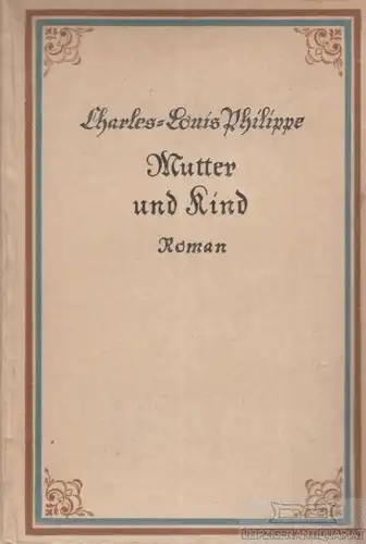 Buch: Mutter und Kind, Philippe, Charles-Louis, Insel Verlag, Roman