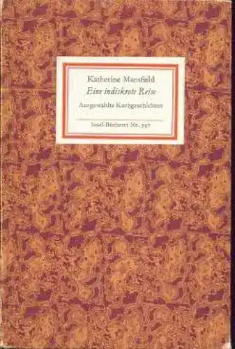 Insel-Bücherei 597, Eine indiskrete Reise, Mansfield, Katherine. 1977 6934