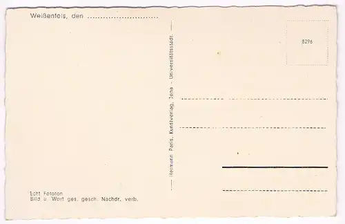 AK Gruss aus Weissenfels. Postkarte, gebraucht, gut, ungelaufen