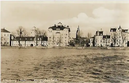 AK Altenburg i. Thür. Am großen Teich. ca. 1913, Postkarte. Serien Nr, 1913