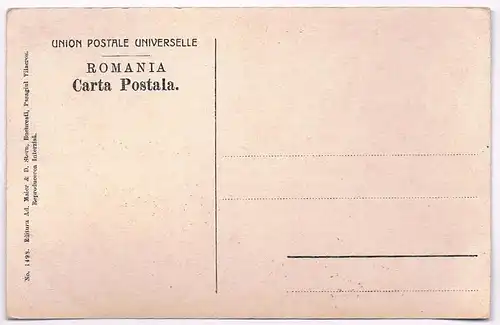 AK Salutari din Romania, No. 1498. Postkarte, gebraucht, gut, Mann in Tracht