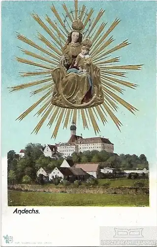 AK Andechs. ca. 1913, Postkarte. Ca. 1913, gebraucht, gut