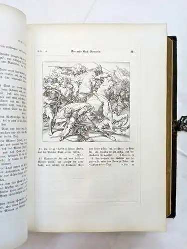 Buch: Die Bibel, Luther, Martin. 1850, Bibelanstalt der Cotta'schen Buchhandlung