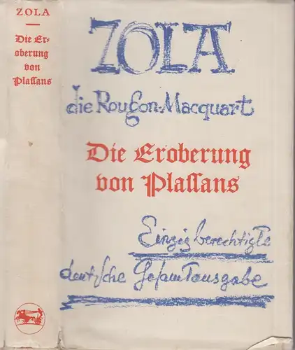 Buch: Die Eroberung von Plassans, Zola, Emil, 1927, Die Rougon-Macquart