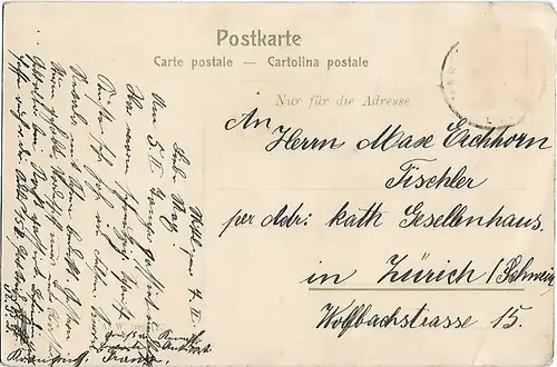 AK Gibraltar. ca. 1908, Postkarte. Ca. 1908, gebraucht, gut