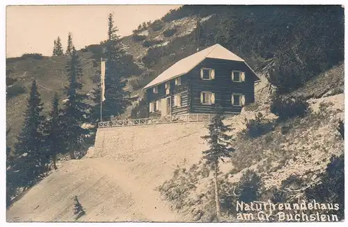 AK Naturfreundehaus am Gr. Buchstein. Postkarte, gebraucht, gut, ungelaufen