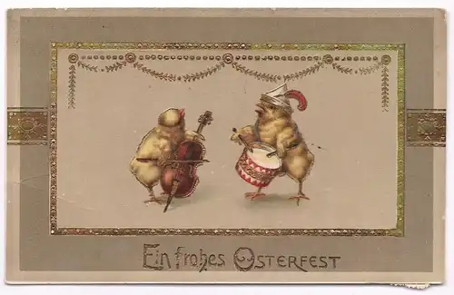 AK Ein frohes Osterfest. Postkarte, ca. 1917, Osterkarte, gebraucht, gut