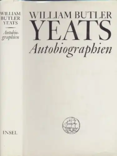 Buch: Autobiographien, Yeats, William Butler. 1984, Insel-Verlag, gebraucht, gut