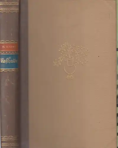 Buch: Roßhalde, Hesse, Hermann. 1914, Deutsche Buch-Gemeinschaft GmbH, Roman