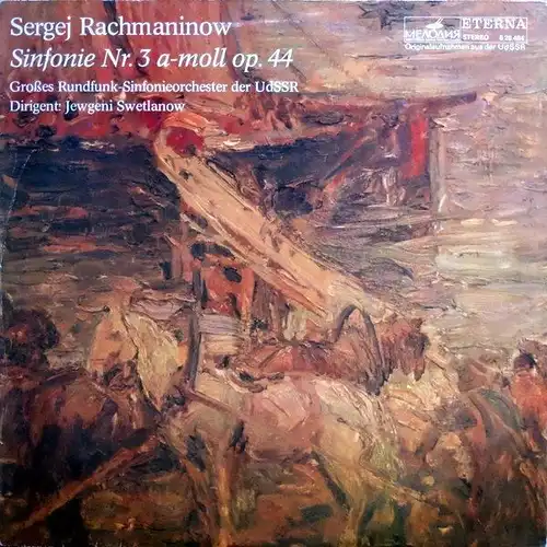 LP: Sergej Rachmaninow - Sinfonie Nr. 3 A-moll Op. 44, Eterna, 1974
