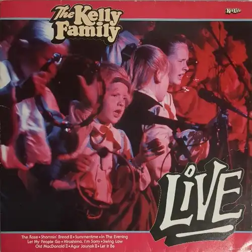 LP: The Kelly Family - Live. Kel-Life, 1988, LP 89-903, Schallplatte, Vinyl