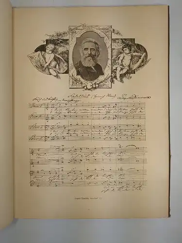 Buch: Straßburger Sängerhaus, 1886, Straßburger Männer-Gesangverein, Musik Noten