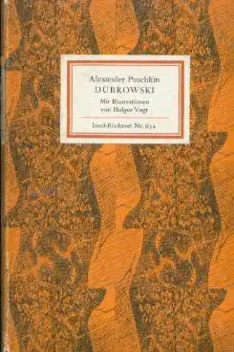 Insel-Bücherei 634, Dubrowski, Puschkin, Alexander. 1972, Insel-Verlag