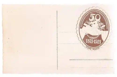 Hans Winkelmann. Autogrammkarte. Signiert, Autogrammkarte. 1921, gebraucht, gut