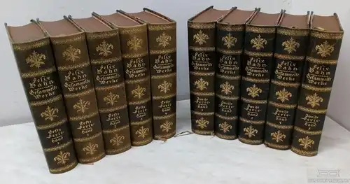 Buch: Gesammelte Schriften. 10 Bände, Dahn, Felix. 10 Bände, ca. 1900