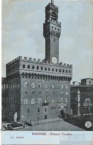 AK Firenze. Palazzo Vecchio. ca. 1913, Postkarte. Serien Nr, ca. 1913