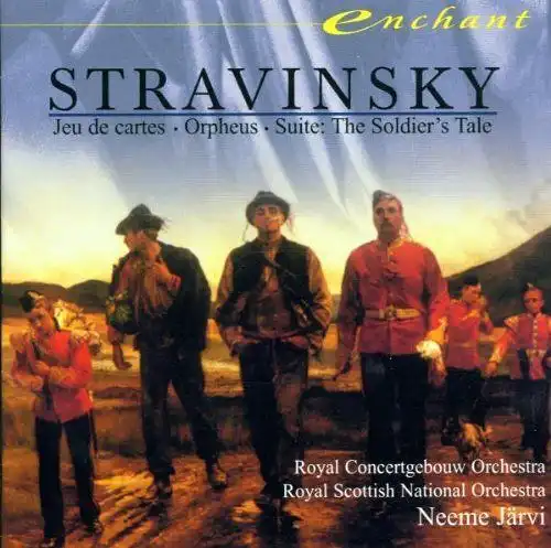 CD: Stravinsky - Jeu de Cartes / Orpheus / The Soldier's Tale. Järvi, Neeme