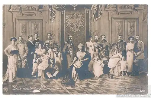 AK Das deutsche Kaiserhaus, Postkarte. Fotokarte. Nr. 5385, gebraucht, gut