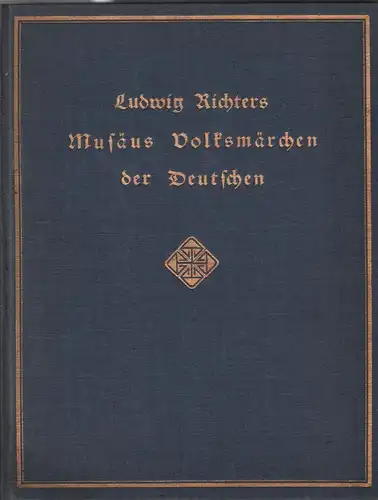 Buch: Musäus Volksmärchen der Deutschen, Richter, Ludwig, 1917