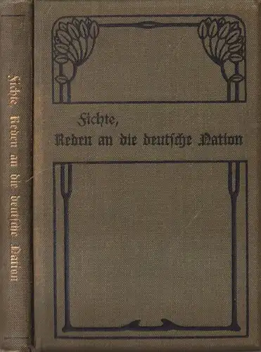 Buch: Reden an die deutsche Nation. J. G. Fichte, Bibliographisches Institut