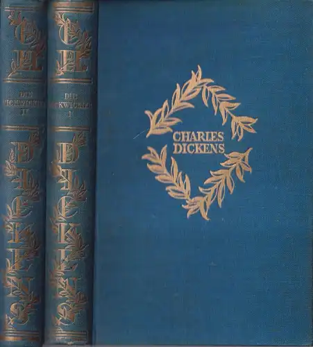 Buch: Die Pickwickier, Dickens, Charles. 2 Bände, Dickens Werke, Gutenberg