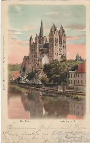 AK Der Dom. Limburg a.d.L. ca. 1900, Postkarte. Ca. 1900, Verlag Stengel & Co