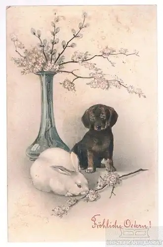 AK Fröhliche Ostern, Postkarte. Osterkarte. Serie 618, ca. 1909, gebraucht, gut