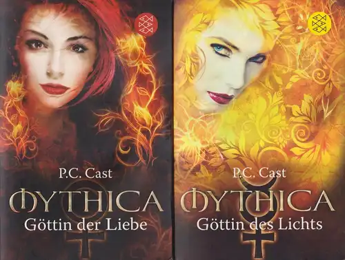 2 Bücher Mythica - Göttin des Lichts, Göttin der Liebe, P. C. Cast, 2 Bände