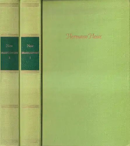 Buch: Erzählungen, Hesse, Hermann. 2 Bände, 1970, Aufbau Verlag, gebraucht, gut