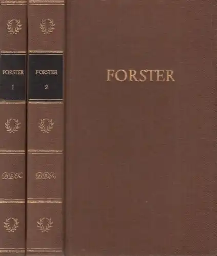 Buch: Forsters Werke in zwei Bänden, Forster, Georg. 2 Bände, 1983, Aufbau, BDK
