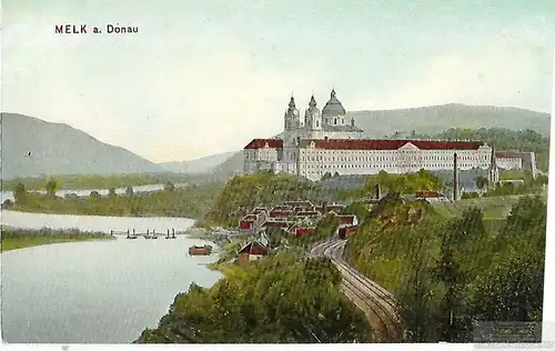 AK Melk a. Donau. ca. 1913, Postkarte. Ca. 1913, Verlag Anton Schaffer