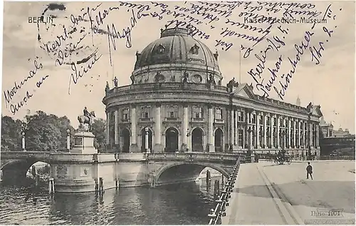 AK Berlin. Kaiser-Friedrich-Museum. ca. 1913, Postkarte. Ca. 1913