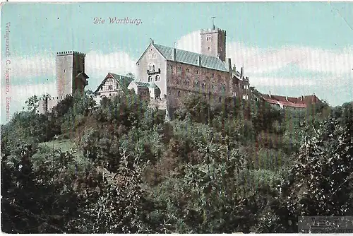 AK Die Wartburg. ca. 1905, Postkarte. Ca. 1905, Verlag C. Jagemann