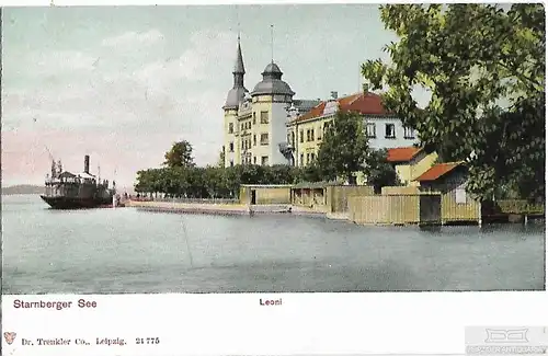 AK Starnberger See. Leoni. ca. 1913, Postkarte. Serien Nr, ca. 1913