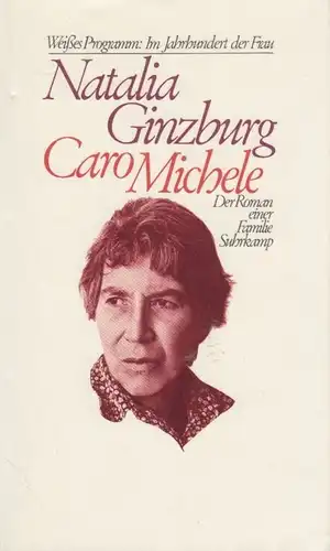 Buch: Caro Michele, Ginzburg, Natalia. 1987, Suhrkamp Verlag, gebraucht, gut