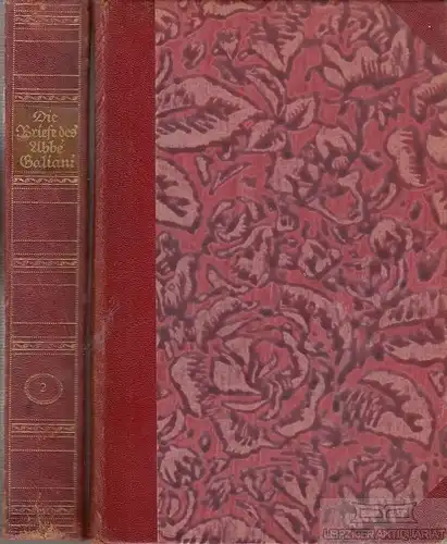 Buch: Die Briefe des Abbé Galiani, Abbé Galiani. 2 Bände, 1914, Georg Müller