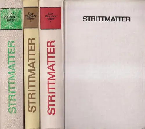 Buch: Der Wundertäter 1-3, Erwin Strittmatter, Aufbau, 3 Bände, gebraucht, gut