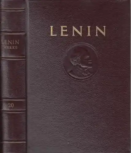 Buch: Werke. Band 20, Lenin, W.I. 1968, Dietz Verlag, gebraucht, gut