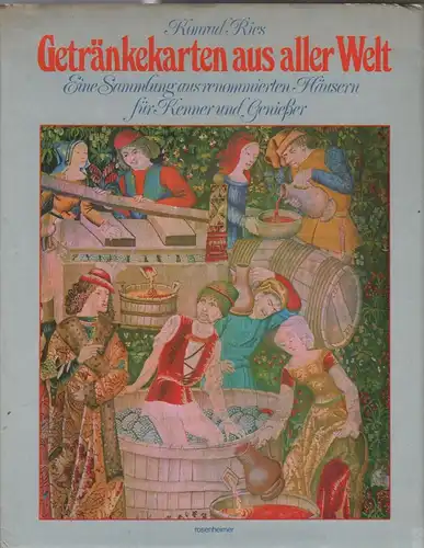Buch: Getränkekarten aus aller Welt, Ries, Konrad, 1978, gebraucht, sehr gut